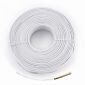 Καλώδιο τηλεφώνου Cableexpert Beige Flat, πλεγμένο σύρμα, 100 μέτρα