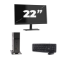 Atrust t176L USFF - Intel Atom x5-E8000 - 8GB RAM - 256GB SSD - Windows 11 + 1x 22 ίντσες Monitor