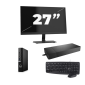 Dell OptiPlex 7080 USFF - Intel Core i3-10th Generation - 8GB RAM - 256GB SSD - Windows 11 + 1x 27 inch Monitor