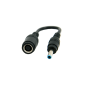 βύσμα προσαρμογέα για HP Female 7.4x5.0mm/ HP Male 4.5x3.0mm με κεντρικό πείρο