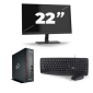 Fujitsu Esprimo Q556/2 USFF - Intel Core I5-7th Generation - 8GB RAM - 256GB SSD - Windows 11 + 1x 22 ιντσών οθόνη