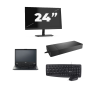Fujitsu Lifebook E5410 - Intel Core i5-10th Generation - 14 ιντσών - 8GB RAM - 256GB SSD - Windows 11 Home + 1x 24 ιντσών οθόνη