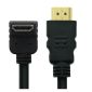 Καλώδιο HDMI v2.0a 90° γωνιακό, Έξω, επιχρυσωμένο, M/M, 0,5 m