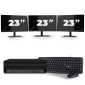 HP EliteDesk 800 G6 USFF - Intel Core i7 10ης γενιάς - 16GB RAM - 256GB SSD - Windows 11 + 3x Οθόνη 23 ιντσών