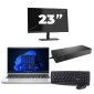 HP ProBook 445 G8 - AMD Ryzen 3 5400U - 14 ίντσες - 16GB RAM - 256GB SSD - Windows 11 + 1x Οθόνη 23 ιντσών