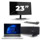 HP ProBook 640 G8 - Intel Core i5 11ης γενιάς - 14 ίντσες - 16GB RAM - 256GB SSD - Windows 11 + 1x Οθόνη 23 ιντσών