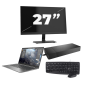 HP ZBook Firefly 14 G8 - Intel Core i7 11ης γενιάς - 14 ίντσες - 16GB RAM - 256GB SSD - GPU - Windows 11 Home + 1x Οθόνη 27 ιντσών