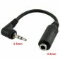 Καλώδιο μετατροπέα Stereo Jack 2,5 mm σε 3,5 mm, 15 cm (M/F)