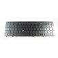 Πληκτρολόγιο φορητού υπολογιστή για HP EliteBook 8560W 8570W με μαύρο πλαίσιο pointstick