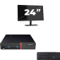 Lenovo ThinkCentre M700 USFF - Intel Core i5-6ης γενιάς - 8GB RAM - 256GB SSD - Windows 11 + 1x 24 ίντσα Monitor