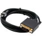 Mini DisplayPort Αρσενικό σε DVI Αρσενικό, 1,8 μέτρα, Μαύρο