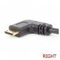 Καλώδιο δεξιάς γωνίας Mini HDMI αρσενικό σε HDMI θηλυκό, 17cm
