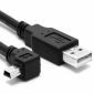 Καλώδιο Mini USB σε USB 2.0, γωνία 90°, μήκος 50 cm