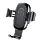 Baseus ασύρματος φορτιστής Gravity Car Mount Universal Αξεσουάρ Μαύρο/Ασημί