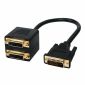 DVI-D Αρσενικό 2x DVI-D Θηλυκό καλώδιο