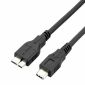 Καλώδιο USB-C σε Micro USB 3.0 Type-B (Micro BM/CM) Μαύρο, 200CM