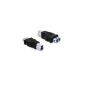 Προσαρμογέας USB 3.0 A Female σε USB 3.0 B Male