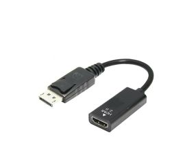 Καλώδιο προσαρμογέα DisplayPort Male σε HDMI 2.0 Female, Υποστήριξη 4K UHD, Μαύρο