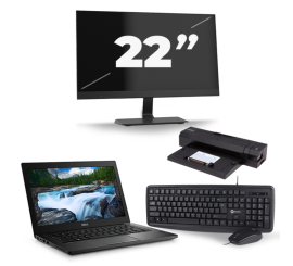 Dell Latitude 7490 - Intel Core i7-8th Generation - 14 ιντσών - 8GB RAM - 256GB SSD - Windows 11 + 1x 22 ιντσών οθόνη