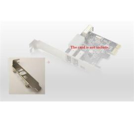 Στήριγμα χαμηλού προφίλ για κάρτα PCIe FireWire 3+1 θυρών