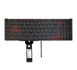 Πληκτρολόγιο φορητού υπολογιστή για Acer Nitro AN515-54 AN517-51 με κόκκινο οπίσθιο φωτισμό