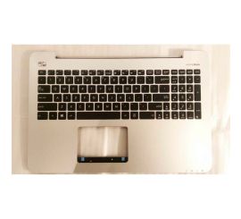 Πληκτρολόγιο φορητού υπολογιστή για ASUS X555 K555 R556 με ασημί επάνω θήκη
