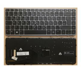 Πληκτρολόγιο φορητού υπολογιστή για HP EliteBook 840 G1 G2 850 G1 G2 με οπίσθιο φωτισμό πλαίσιο pointstick γερμανικά