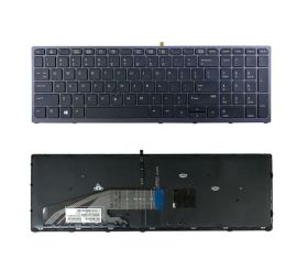 Πληκτρολόγιο φορητού υπολογιστή για HP Zbook 15 G3 17 G3 με οπίσθιο φωτισμό πλαισίου δείκτη