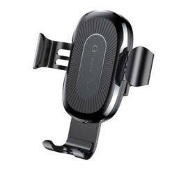 Baseus ασύρματος φορτιστής Gravity Car Mount Universal Αξεσουάρ Μαύρο/Ασημί