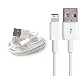 Καλώδιο USB 8 ακίδων για iPhone, iPod | χρώμα Λευκό 100 εκ