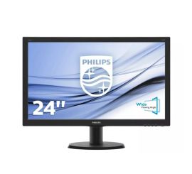 Philips 240V5QDSB - 24 ίντσες - 1920x1080 - DVI - HDMI - VGA - Μαύρο
