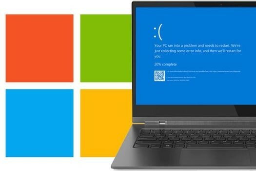 μπλε οθόνη στα windows